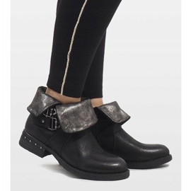 Marquiiz Botas cruzadas negras F2083 negro 2