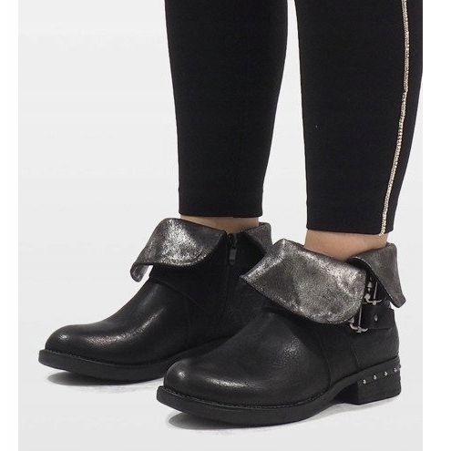 Marquiiz Botas cruzadas negras F2083 negro 1