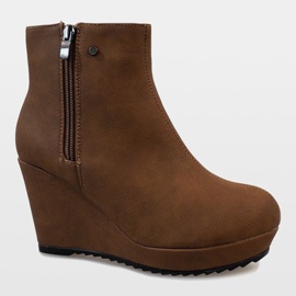 Botas de cuña con aislamiento sólido Camel 3128-1 Camel marrón 1