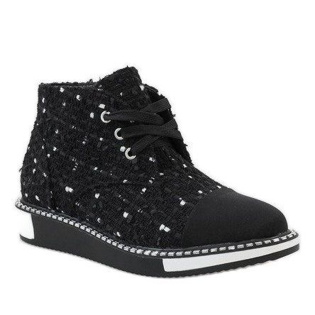 Botas negras con cordones TS1811 negro 1