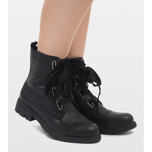 Kayla Shoes Botas negras con cordones S161 negro 1 Kayla Shoes Botas negras con cordones S161 negro 1