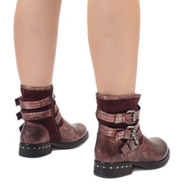 Kayla Shoes Botas con aislamiento granate S109 rojo 2