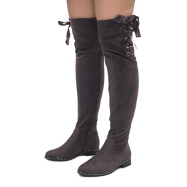 Botas aislantes de ante gris H308 1 Botas aislantes de ante gris H308 1