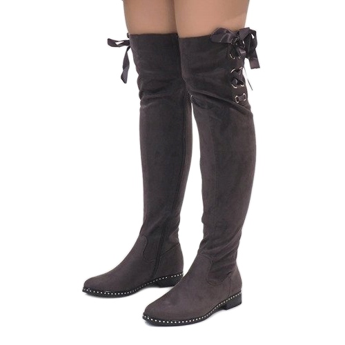 Botas aislantes de ante gris H308 1 Botas aislantes de ante gris H308 1