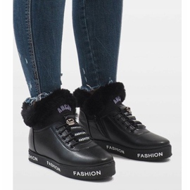 Botas negras con forro de piel GF-ZM106 negro 1 Botas negras con forro de piel GF-ZM106 negro 1