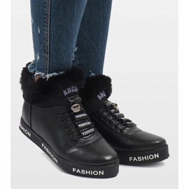 Botas negras con forro de piel GF-ZM106 negro 2 Botas negras con forro de piel GF-ZM106 negro 2