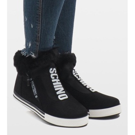 Botas negras con aislamiento de gamuza NB220P negro 2