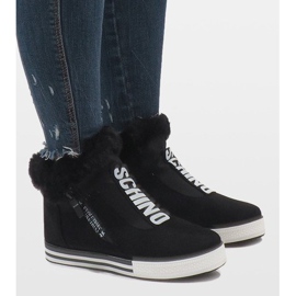 Botas negras con aislamiento de gamuza NB220P negro 1