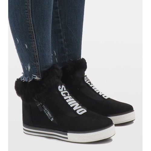 Botas negras con aislamiento de gamuza NB220P negro 1 Botas negras con aislamiento de gamuza NB220P negro 1