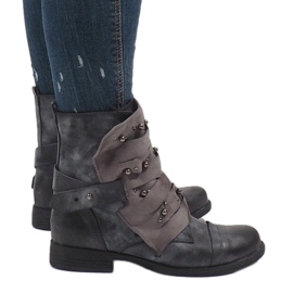 Botas grises con cordones aislantes BL698-KB 2