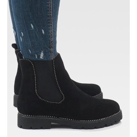 Botas negras aisladas A-192 negro 3