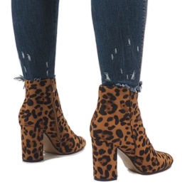Botas de leopardo en el poste OM803 multicolor 3