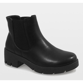Tacones altos negros aislados 9996-3 1