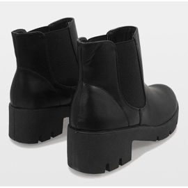 Tacones altos negros aislados 9996-3 6