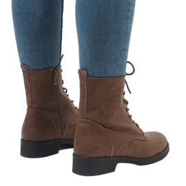 Botas caqui con cordones aislantes W122 1