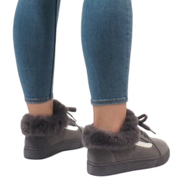 Botas grises, zapatillas aislantes FB-186 1
