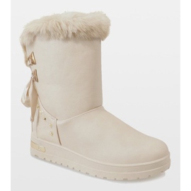 Botas de nieve beige para mujer AN-107 2 Botas de nieve beige para mujer AN-107 2