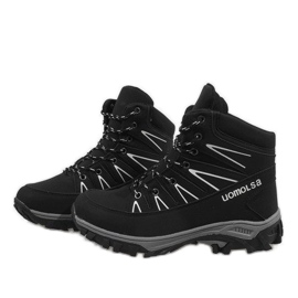 Botas de nieve negras con aislamiento F-23-1 negro 3