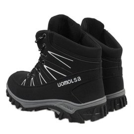 Botas de nieve negras con aislamiento F-23-1 negro 4
