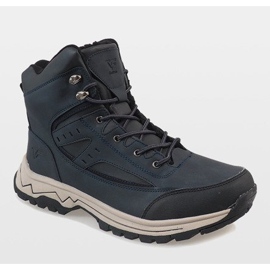 Botas de nieve con aislamiento azul oscuro T-1860 azul marino 3