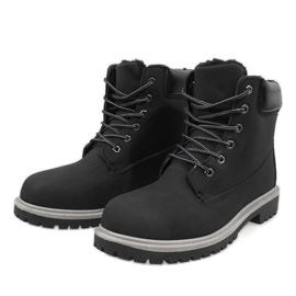 Botas negras aisladas VT86-1 negro 3
