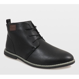 Zapatos bajos con aislamiento negro para hombre 989-1 1 Zapatos bajos con aislamiento negro para hombre 989-1 1