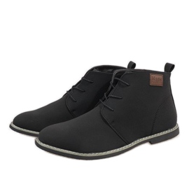 Zapatos bajos con aislamiento negro para hombre 989-2 2