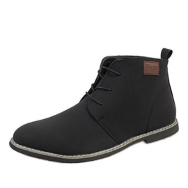 Zapatos bajos con aislamiento negro para hombre 989-2 1
