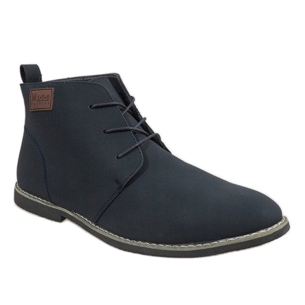 Zapatos aislantes azul marino para hombre 989-3 1