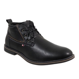 Zapatos de hombre negros con aislamiento 9W-BK86417 1