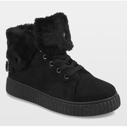 Botas negras aisladas B192-1 negro 1