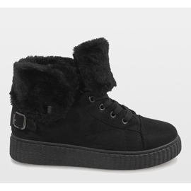 Botas negras aisladas B192-1 negro 2