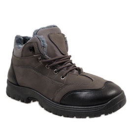 Botas de nieve con aislamiento gris 7M800C 1 Botas de nieve con aislamiento gris 7M800C 1