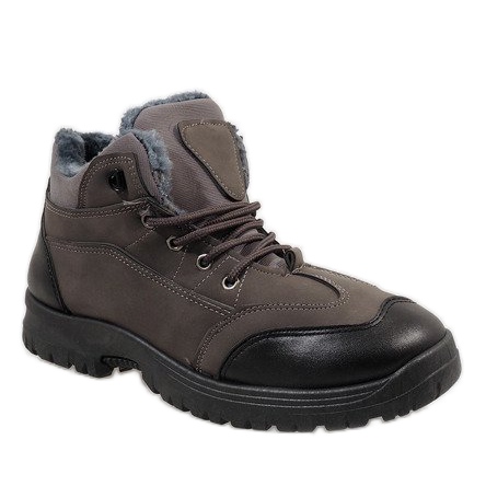 Botas de nieve con aislamiento gris 7M800C 1 Botas de nieve con aislamiento gris 7M800C 1