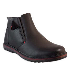 Zapatos sin cordones marrones A20184-3 marrón 1