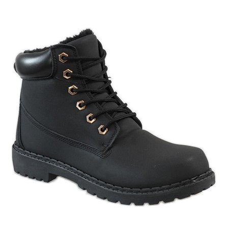 Botas negras aisladas B1819-1 negro 1
