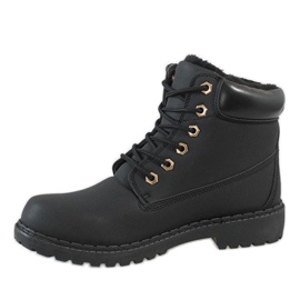 Botas negras aisladas B1819-1 negro 2