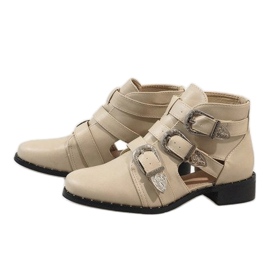 Botines beige abiertos 99-36 1 Botines beige abiertos 99-36 1