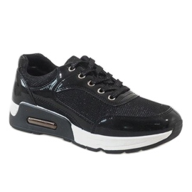 Zapatillas negras 7-JF10A negro 1