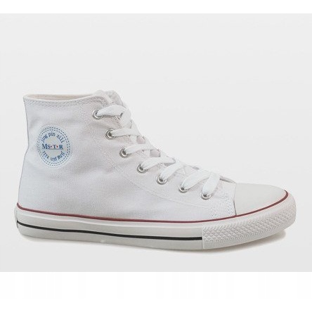 Zapatillas blancas clásicas de hombre CQ-1401 blanco 2 Zapatillas blancas clásicas de hombre CQ-1401 blanco 2