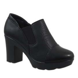 Zapatos bajos negros en el zapato de jazz A532 1
