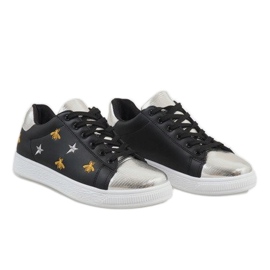 Zapatillas abeja negra T5030-1 negro 2