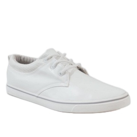 Zapatillas de hombre clásicas blancas BK-6005 blanco 1