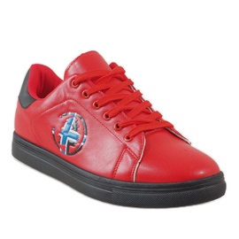Zapatillas de hombre rojas D20533 rojo 1 Zapatillas de hombre rojas D20533 rojo 1