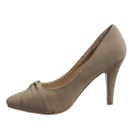 Tacones beige J211 verde 3
