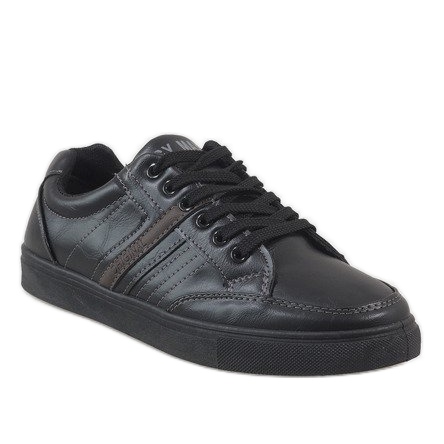 Zapatillas de hombre negras M7036-1 negro 1 Zapatillas de hombre negras M7036-1 negro 1