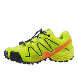 Zapatillas de trekking deportivas amarillas A1503-33 amarillo 2