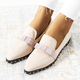 Zapatos brogue rosas con tachuelas B12-12 1