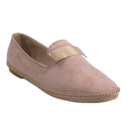 Mocasines Bailarinas Con Ante Eco 155-15 Rosa rosado 1