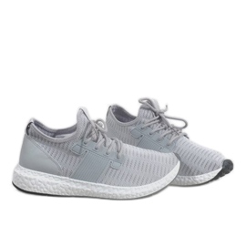 Zapatillas deportivas de hombre gris S33 4